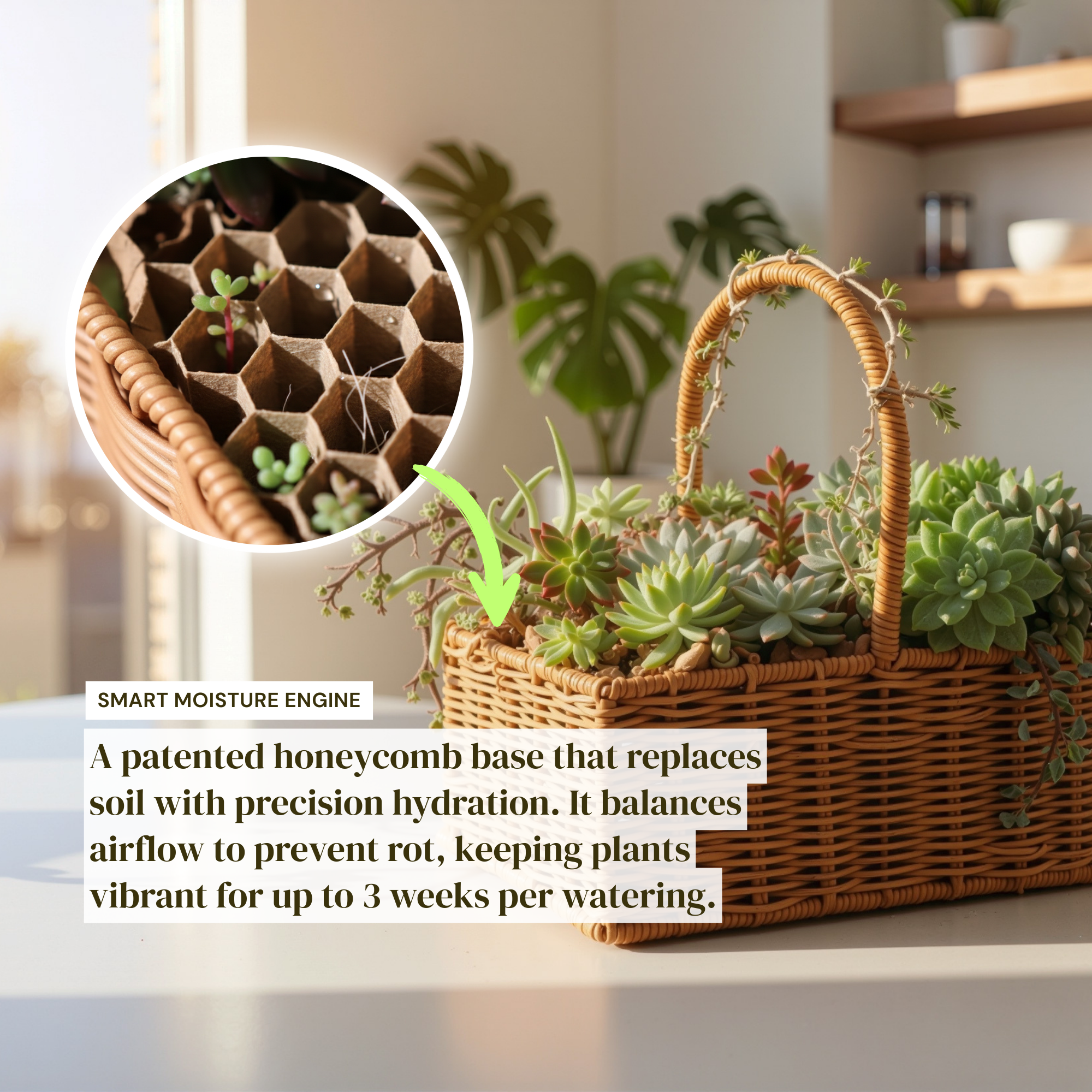 Soil-Free Succulent Cut-Flower System